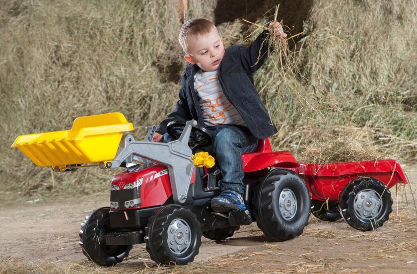 Rolly Kid Massey Ferguson Tractor, Trailer And Loader Toymaster Ballina