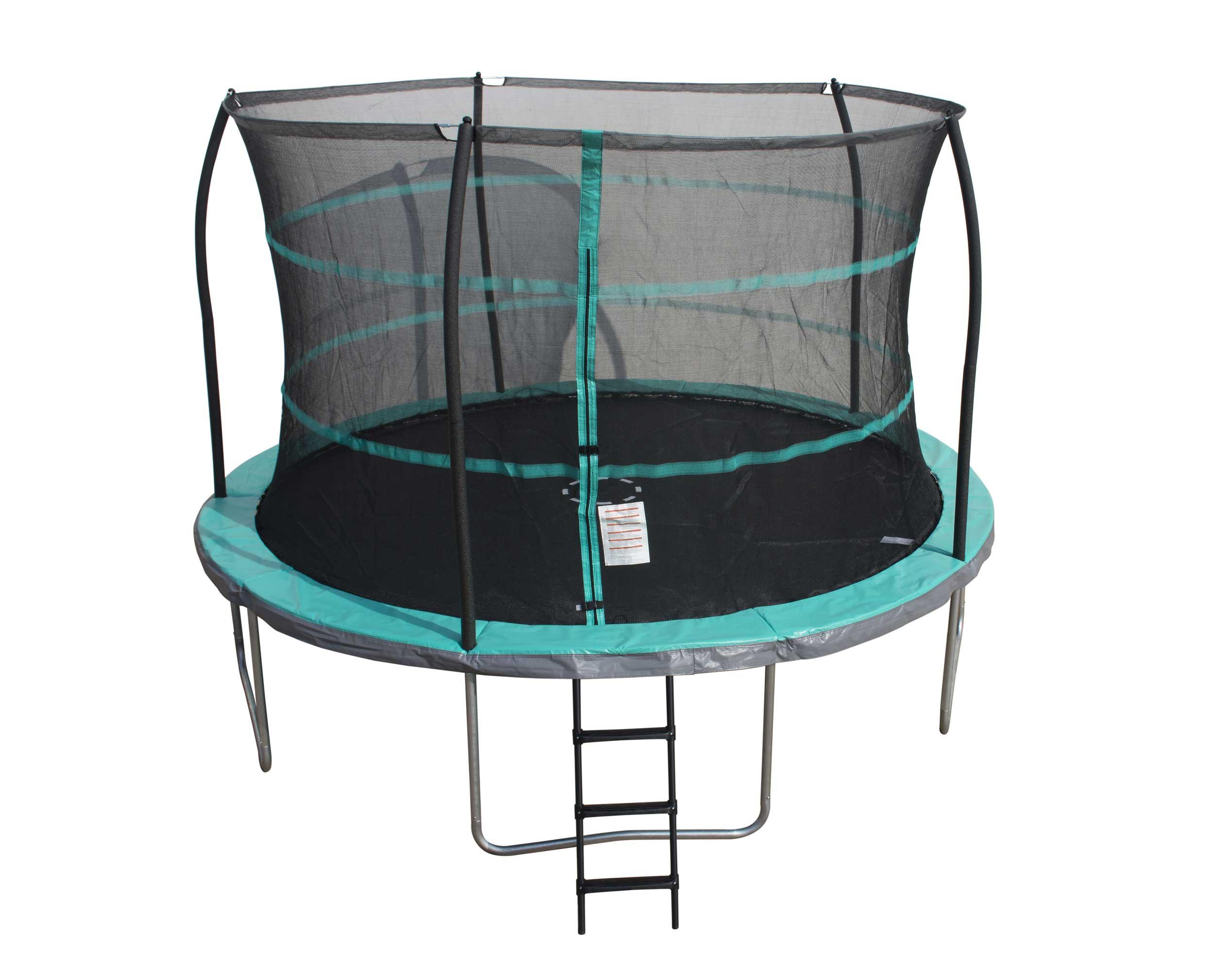 12FT Trampoline With Enclosure, Ladder And Anchor Kit
