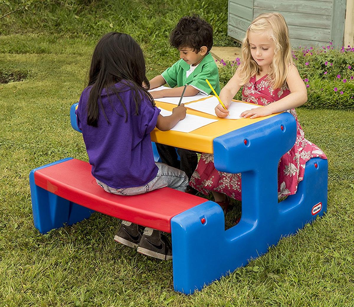 Little Tikes Junior Picnic Table Primary Toymaster