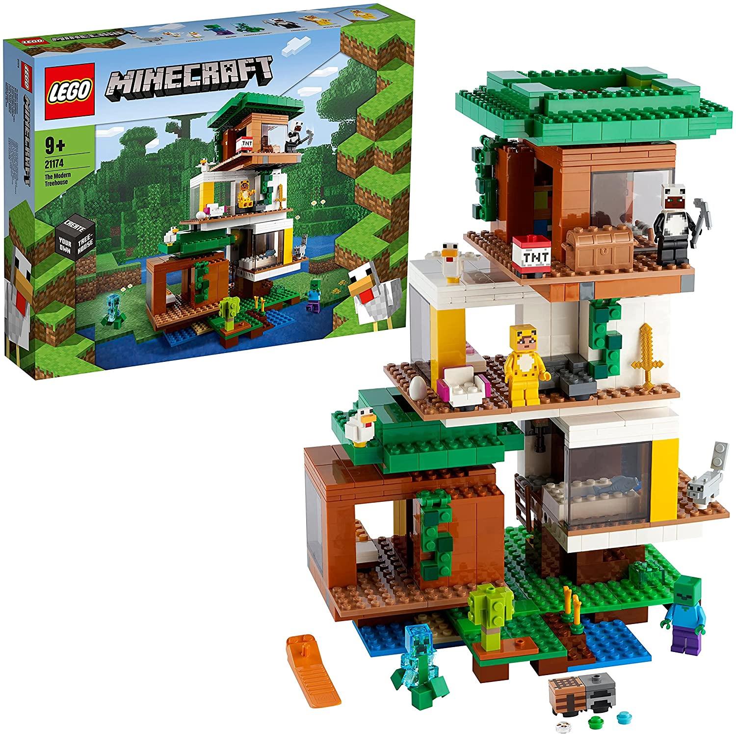 Lego 21174 Minecraft The Modern Treehouse Toymaster Ballina