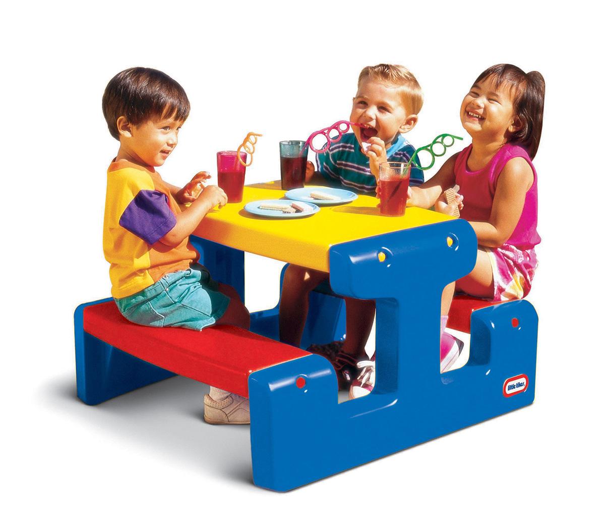 Little Tikes Junior Picnic Table Primary Toymaster