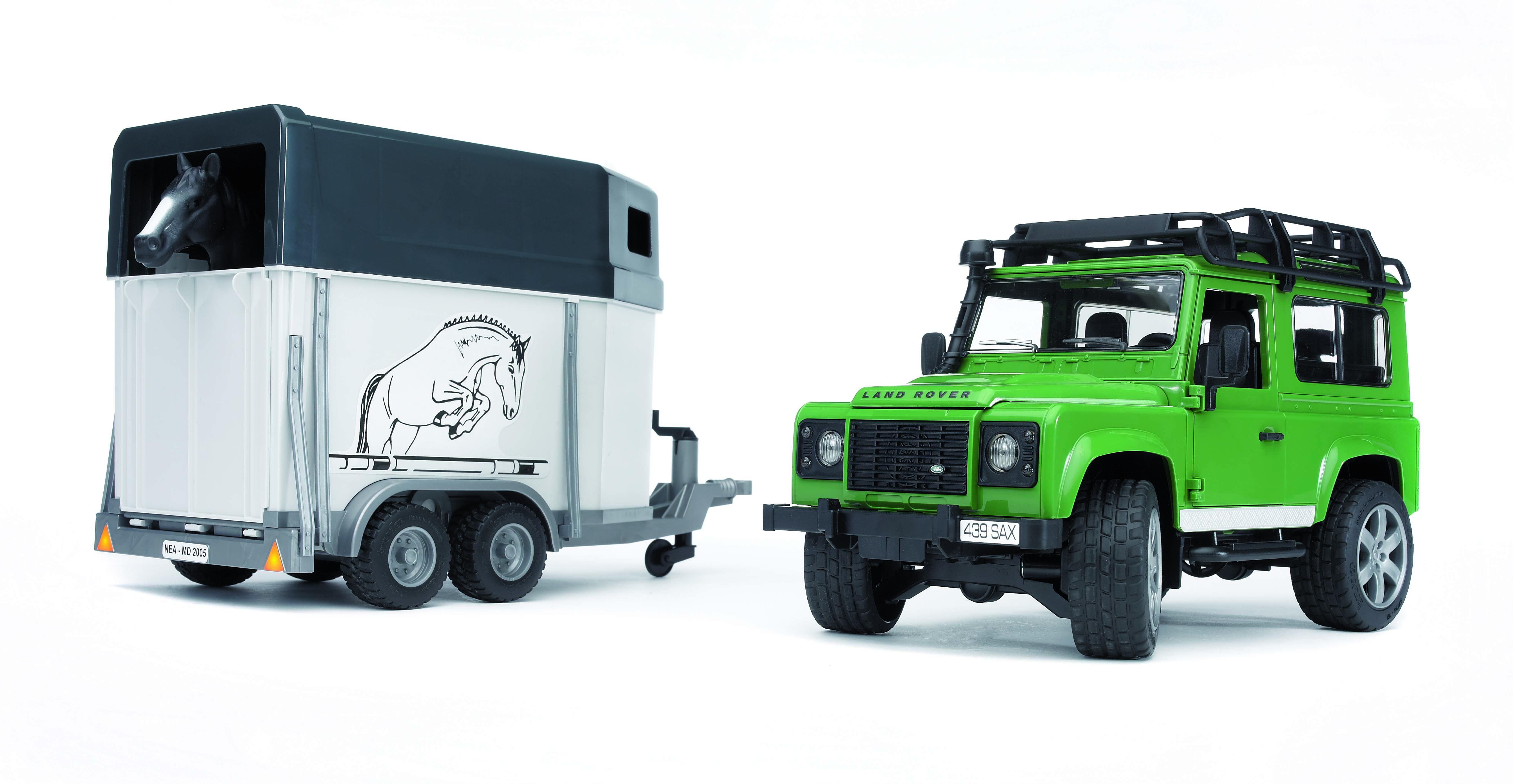 Bruder 02592 Land Rover Jeep And Trailer Toymaster Ballina