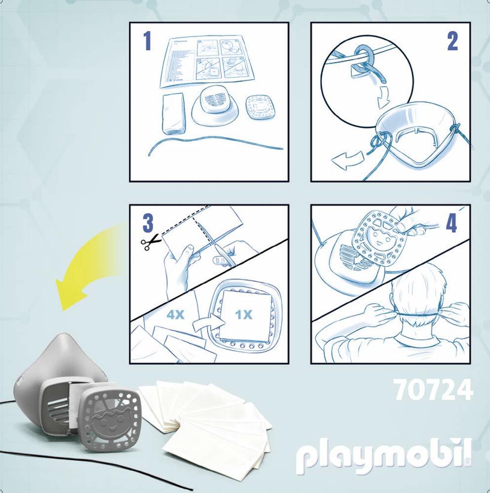 Playmobil 70724 Face Mask Medium Grey Toymaster Ballina