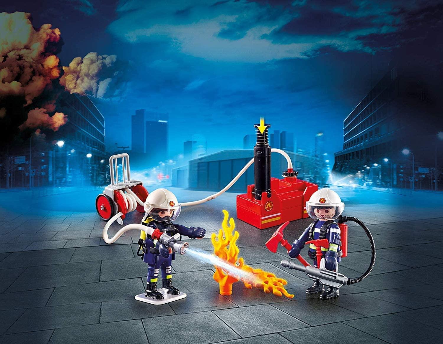 Playmobil 9468 Firefighters With Water Pump Toymaster Ballina