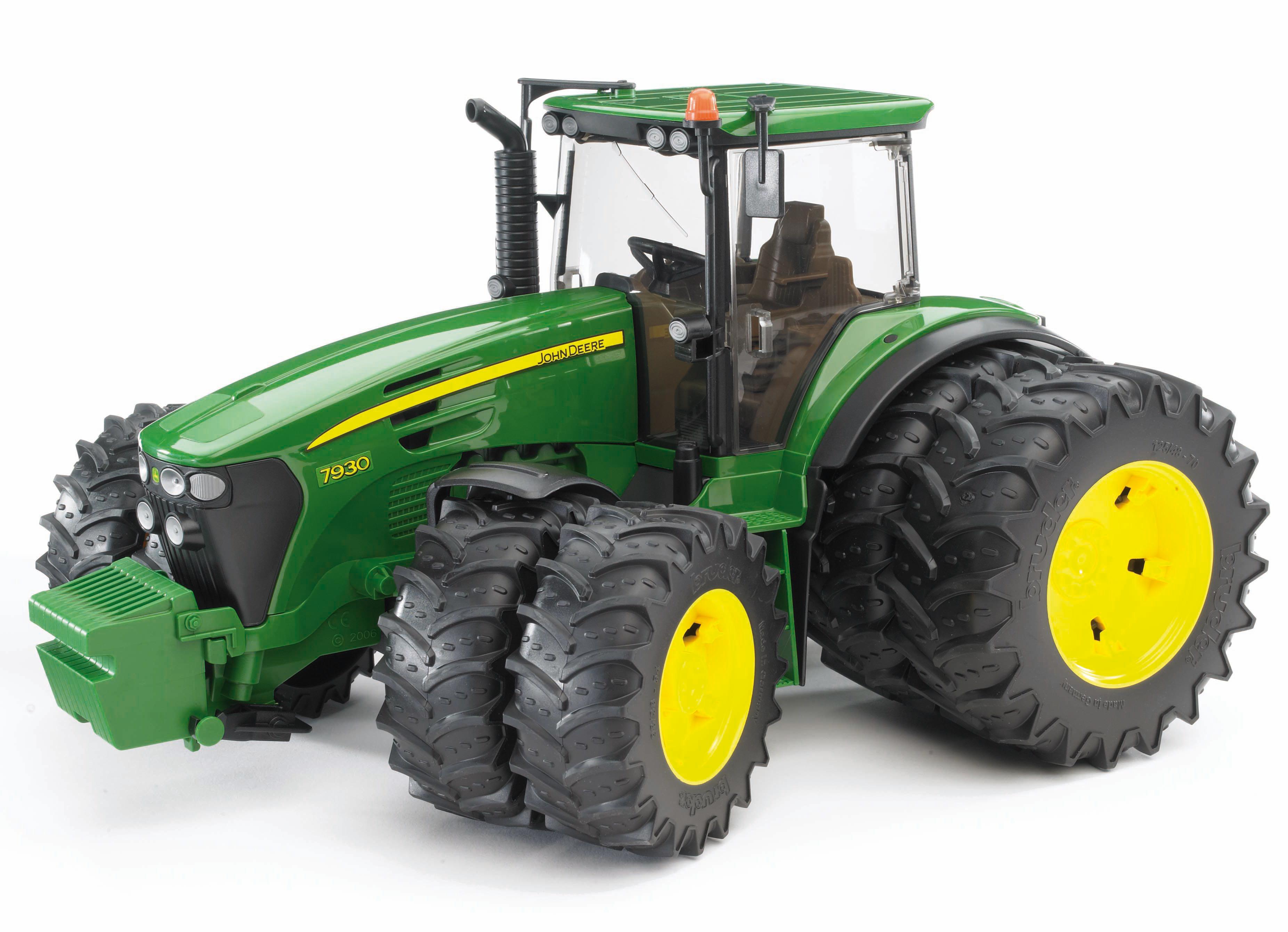 Bruder 03052 John Derre Tractor With Twin Tyres Toymaster Ballina