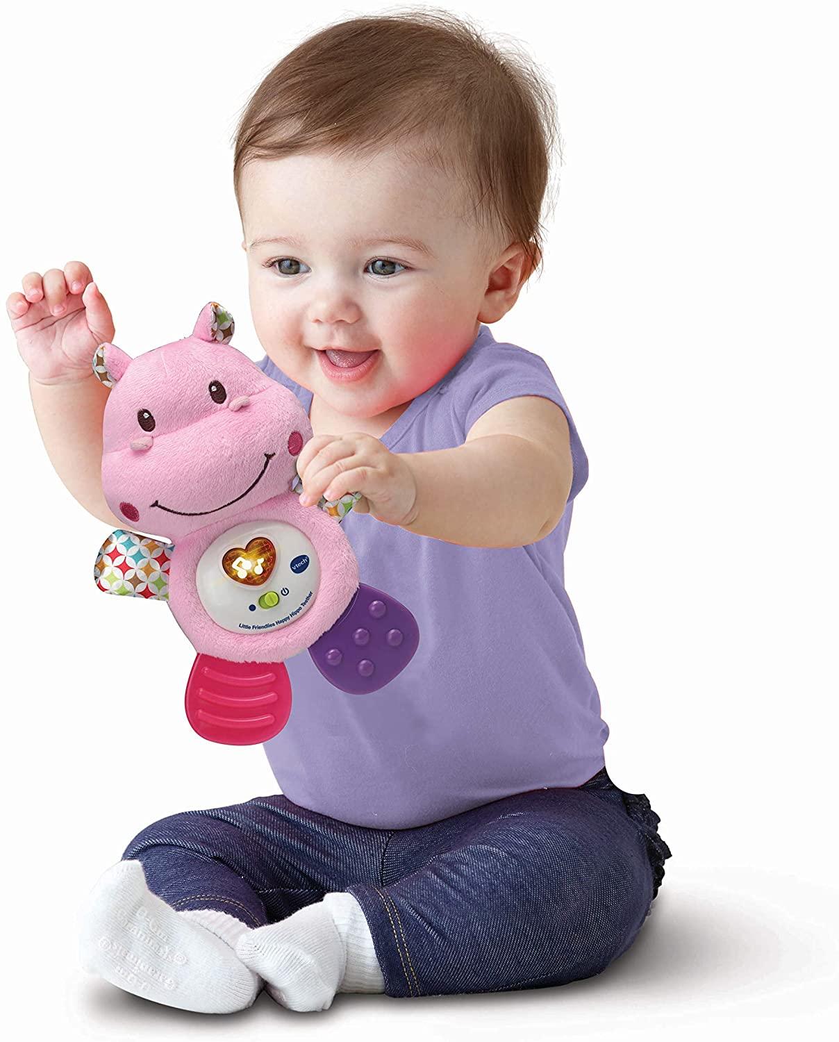 Vtech Happy Hippo Teether Pink Toymaster Ballina