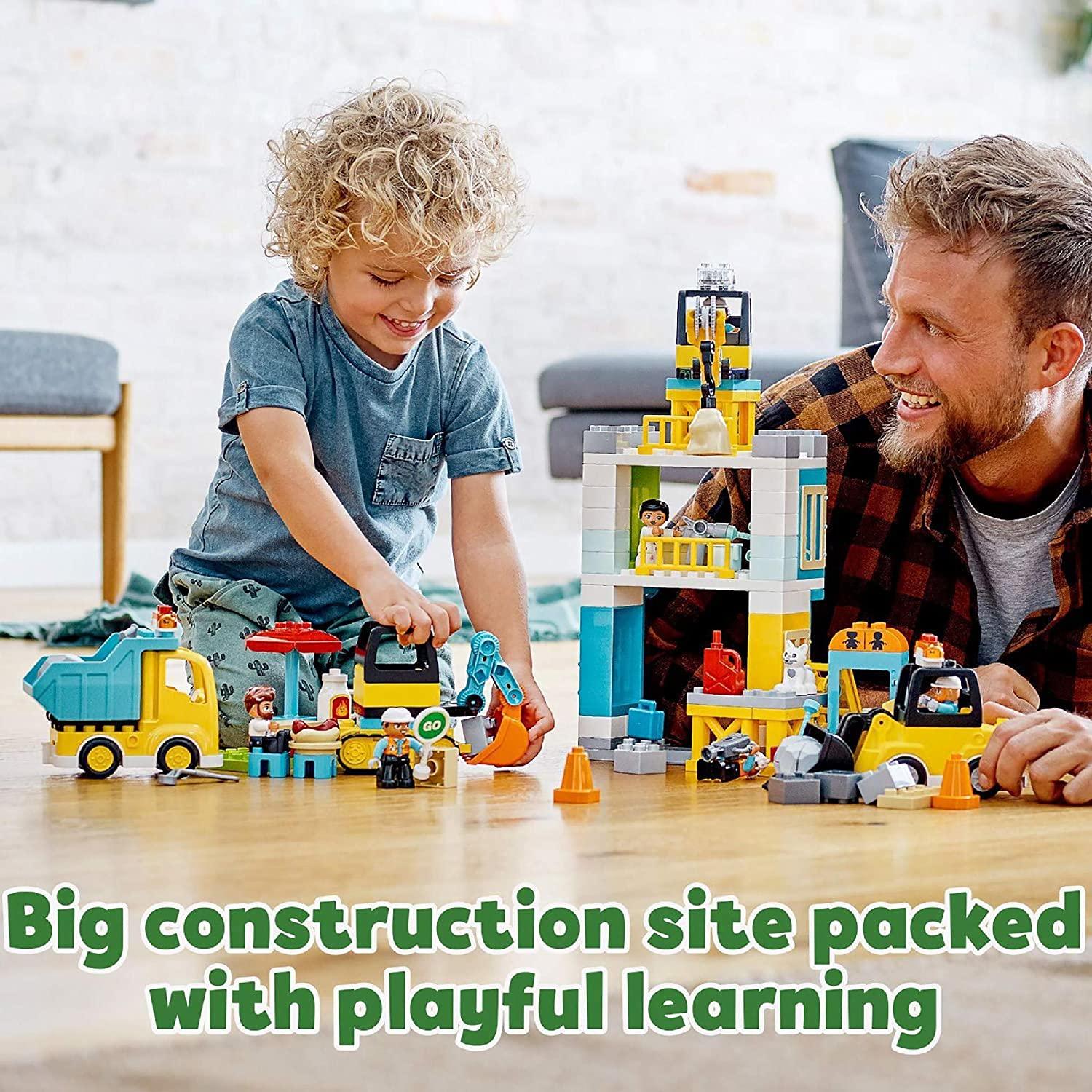 Lego 10933 Duplo Tower Crane And Construction Vehicles Toymaster Ballina