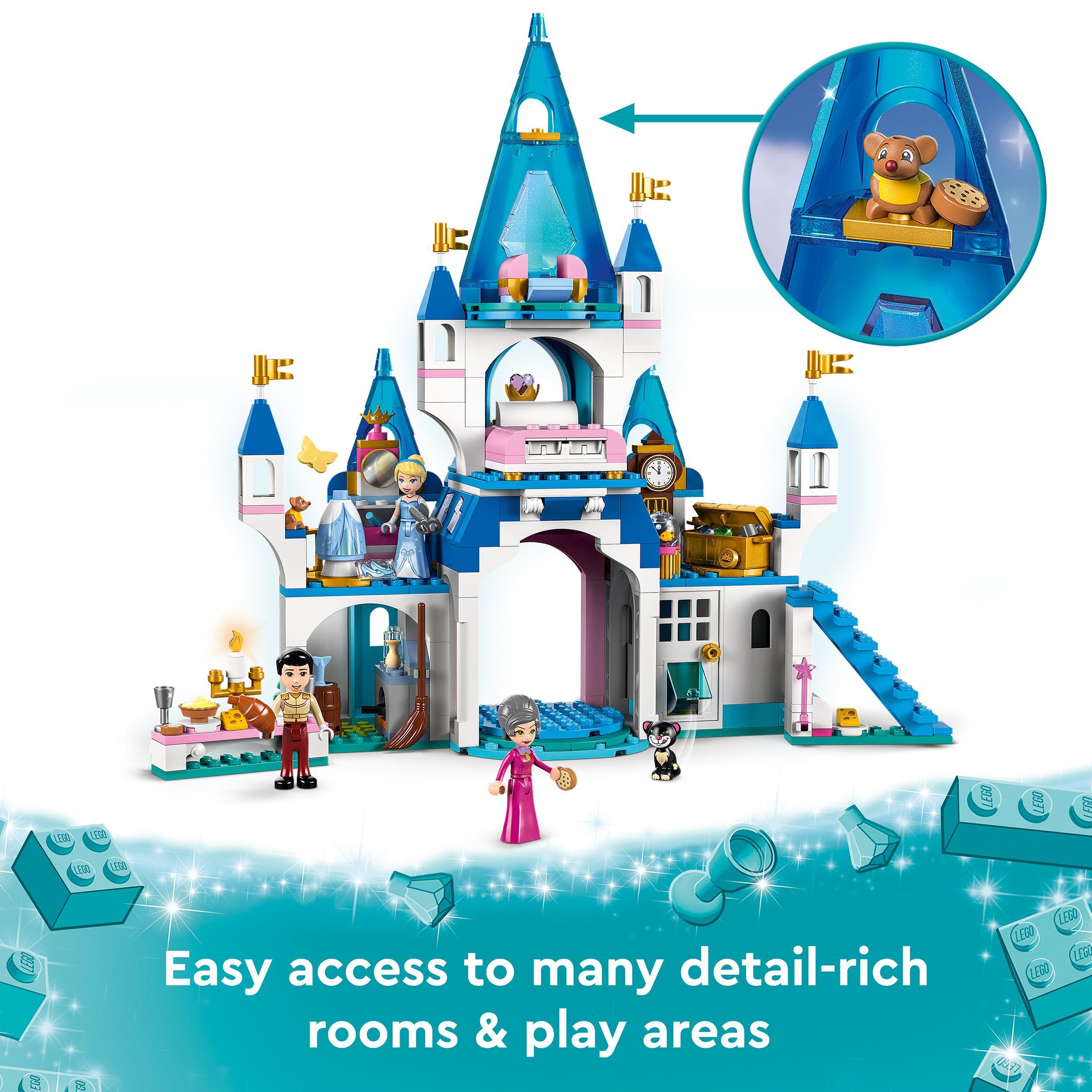 Lego 43206 Cinderella & Prince Charming Castle