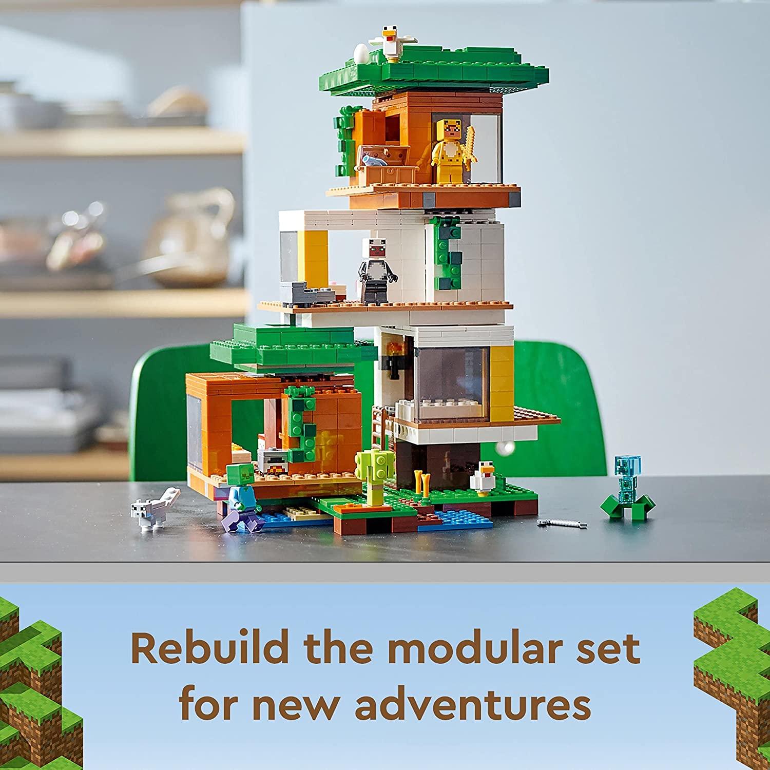 Lego 21174 Minecraft The Modern Treehouse Toymaster Ballina