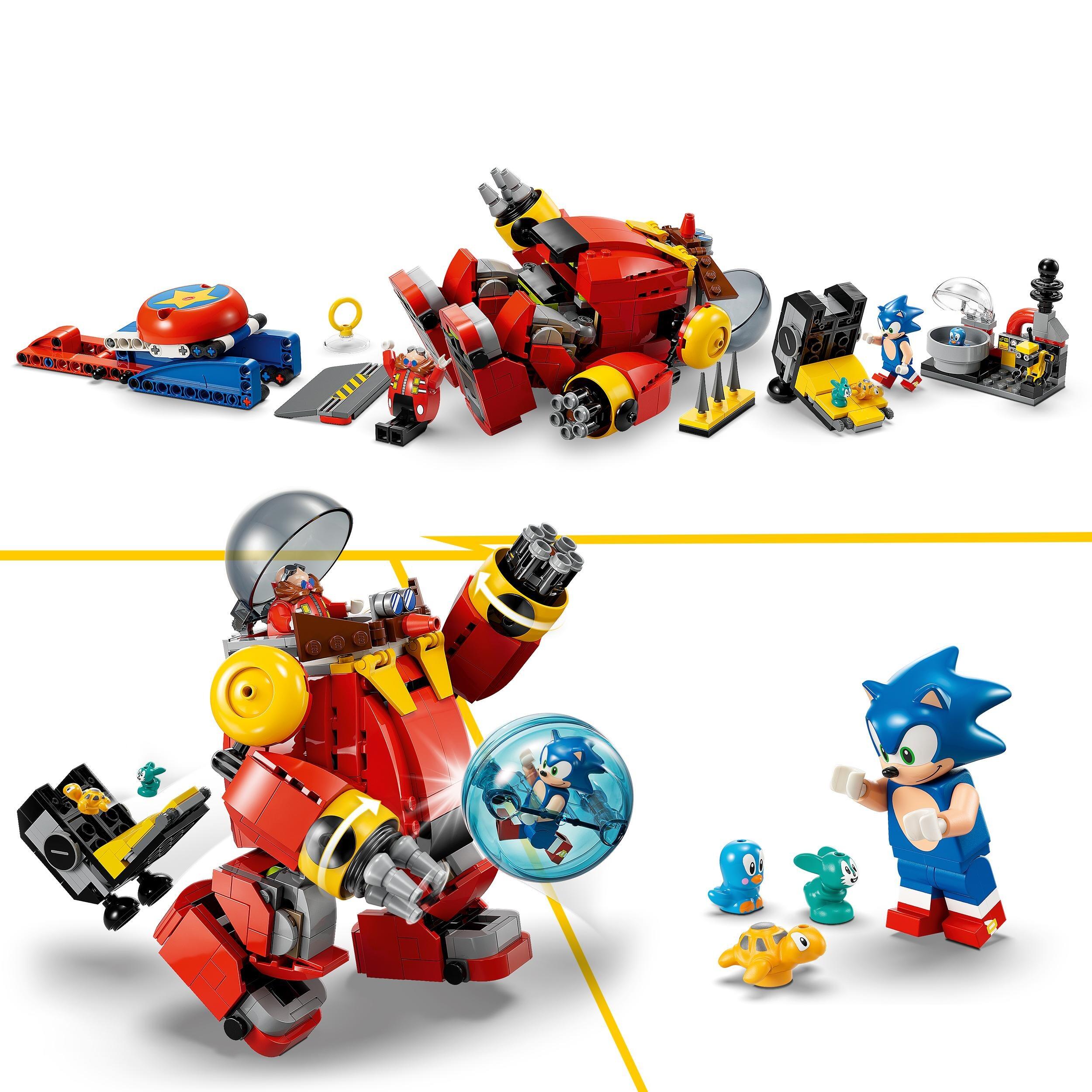 LEGO Sonic the Hedgehog Sonic vs. Dr. Eggman's Death Egg Robot Toy 76993
