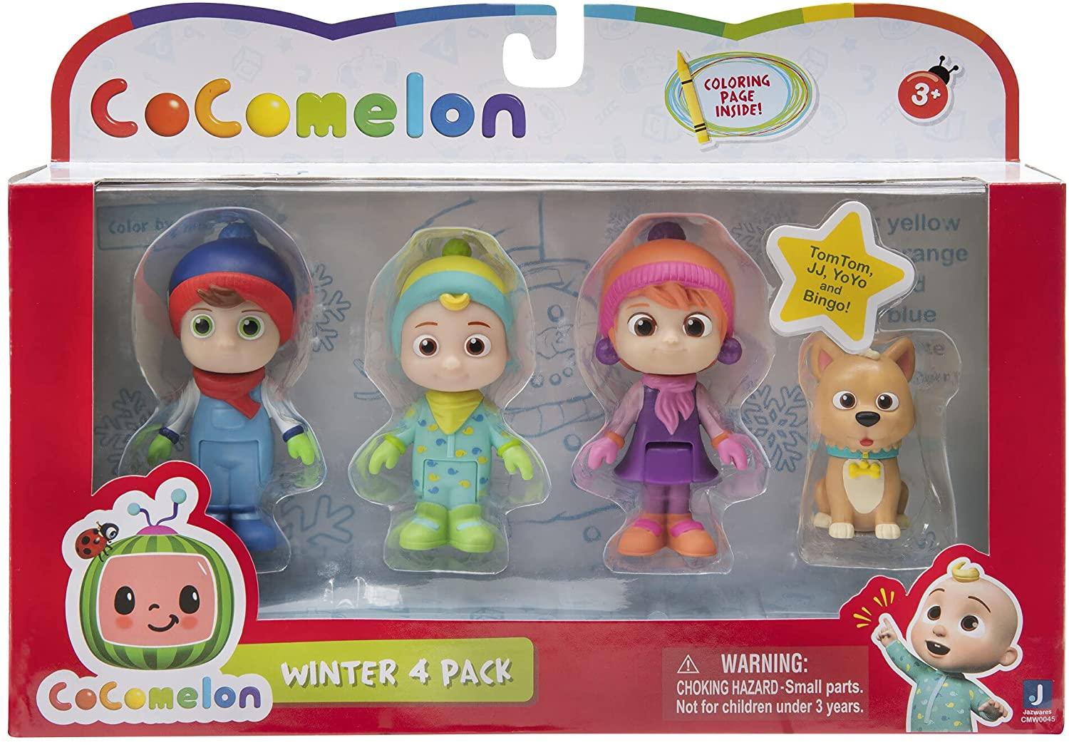 Cocomelon Figures Winter 4 Pack  Toymaster Ballina