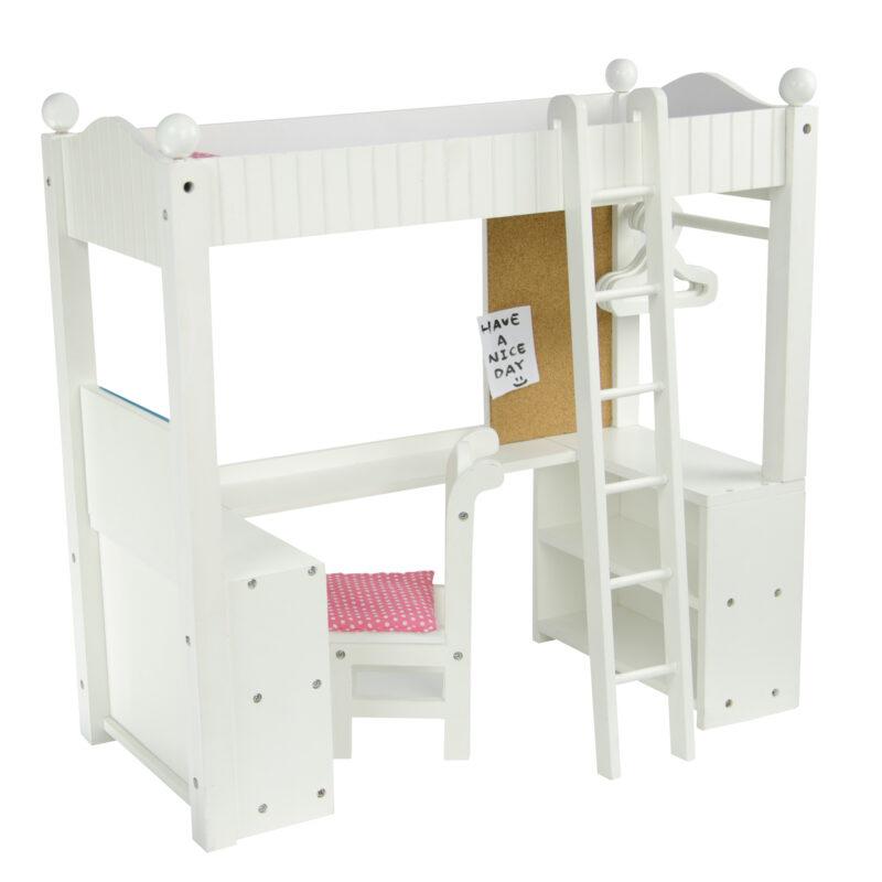 Teamson bunk bed white img 2