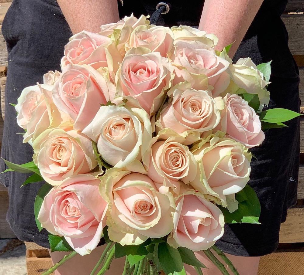 Pink Rose Bridal Bouquet