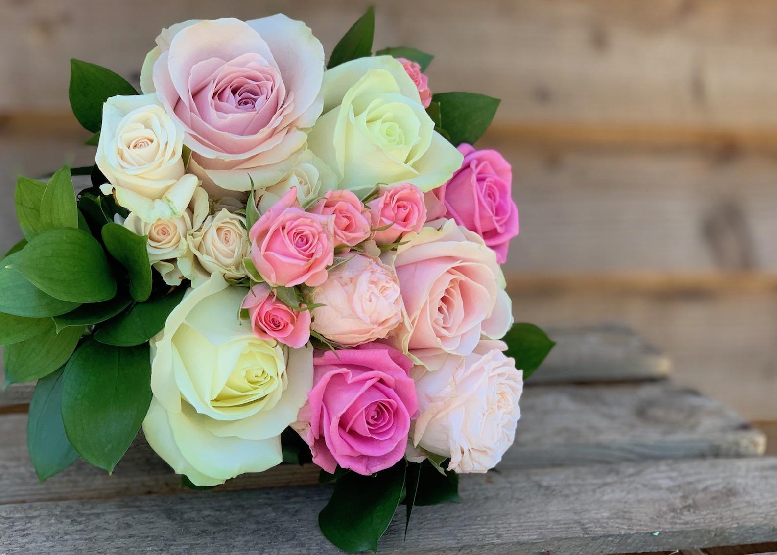 Bridesmaids Mixed Rose Bouquet
