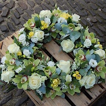 open heart floral tribute
