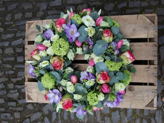 Pink and Lilac Natural Wreath