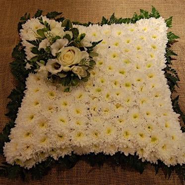 Traditional Cushion Funeral Flowers