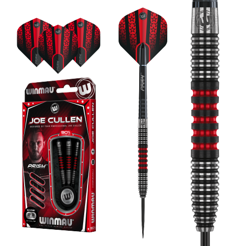 Winmau Joe Cullen "The Rockstar" 90% Tungsten Darts - Steel Tip - 21G ...