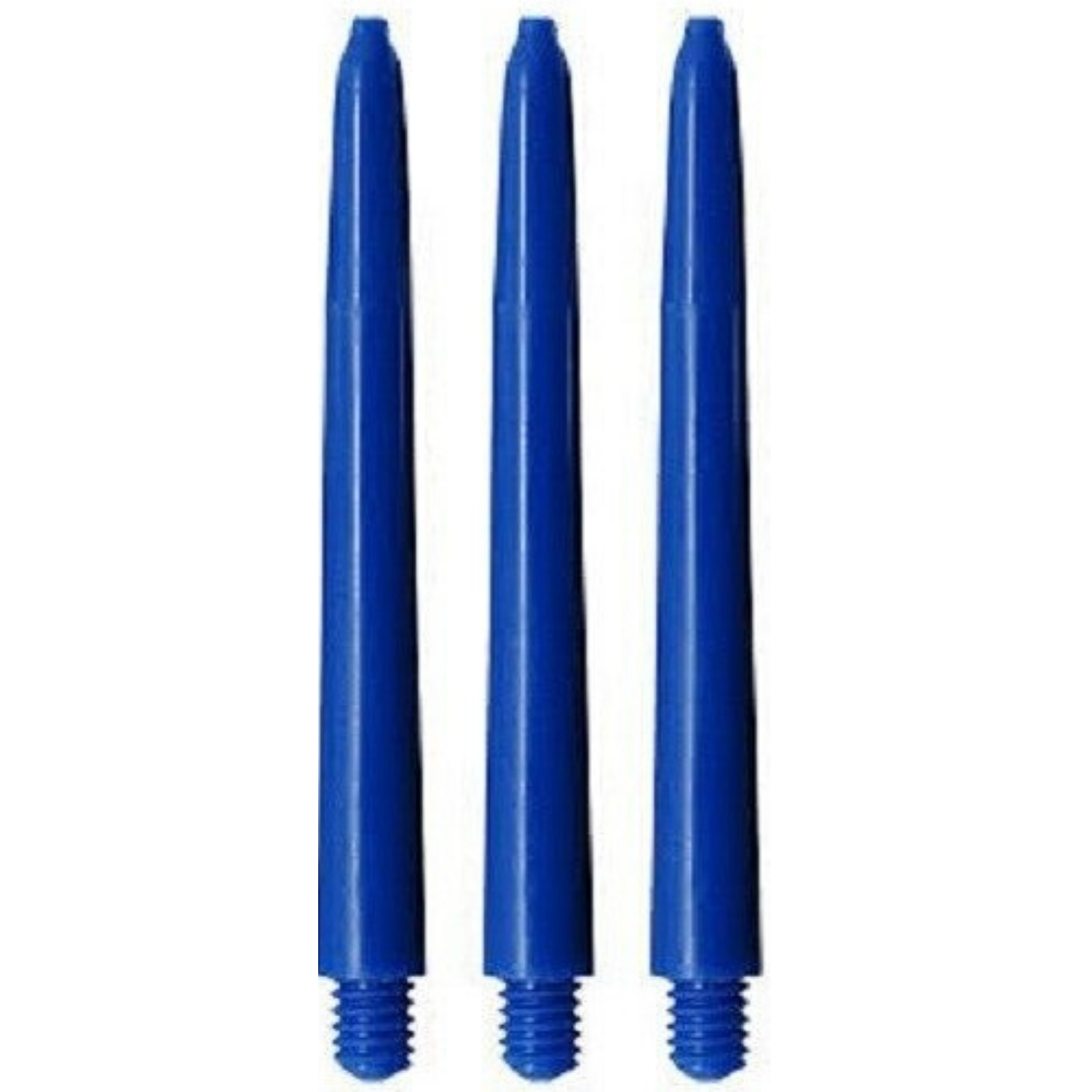 Plain Nylon Dart Stems Medium/Intermediate/Short/Ex Short Blue