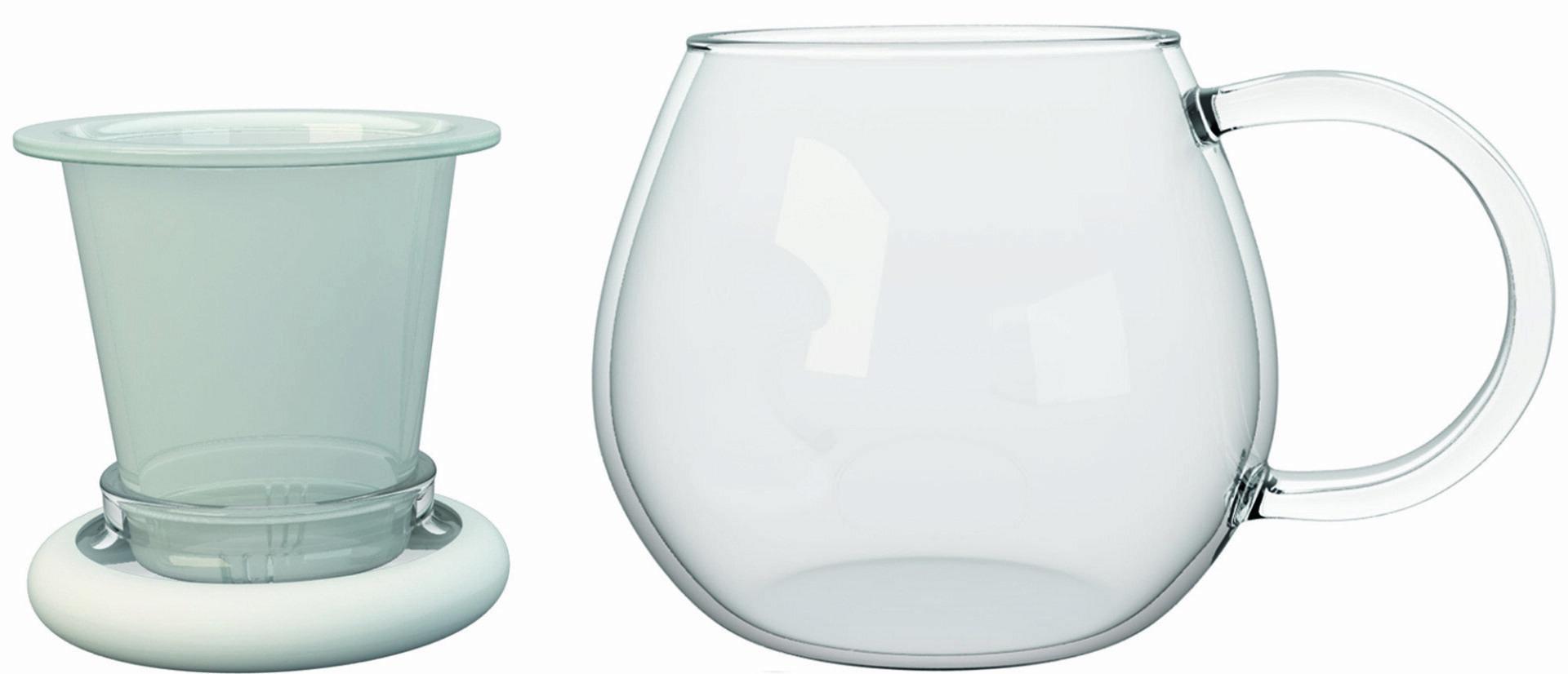 Le Cafetiere Glass Brygga Tea for One White