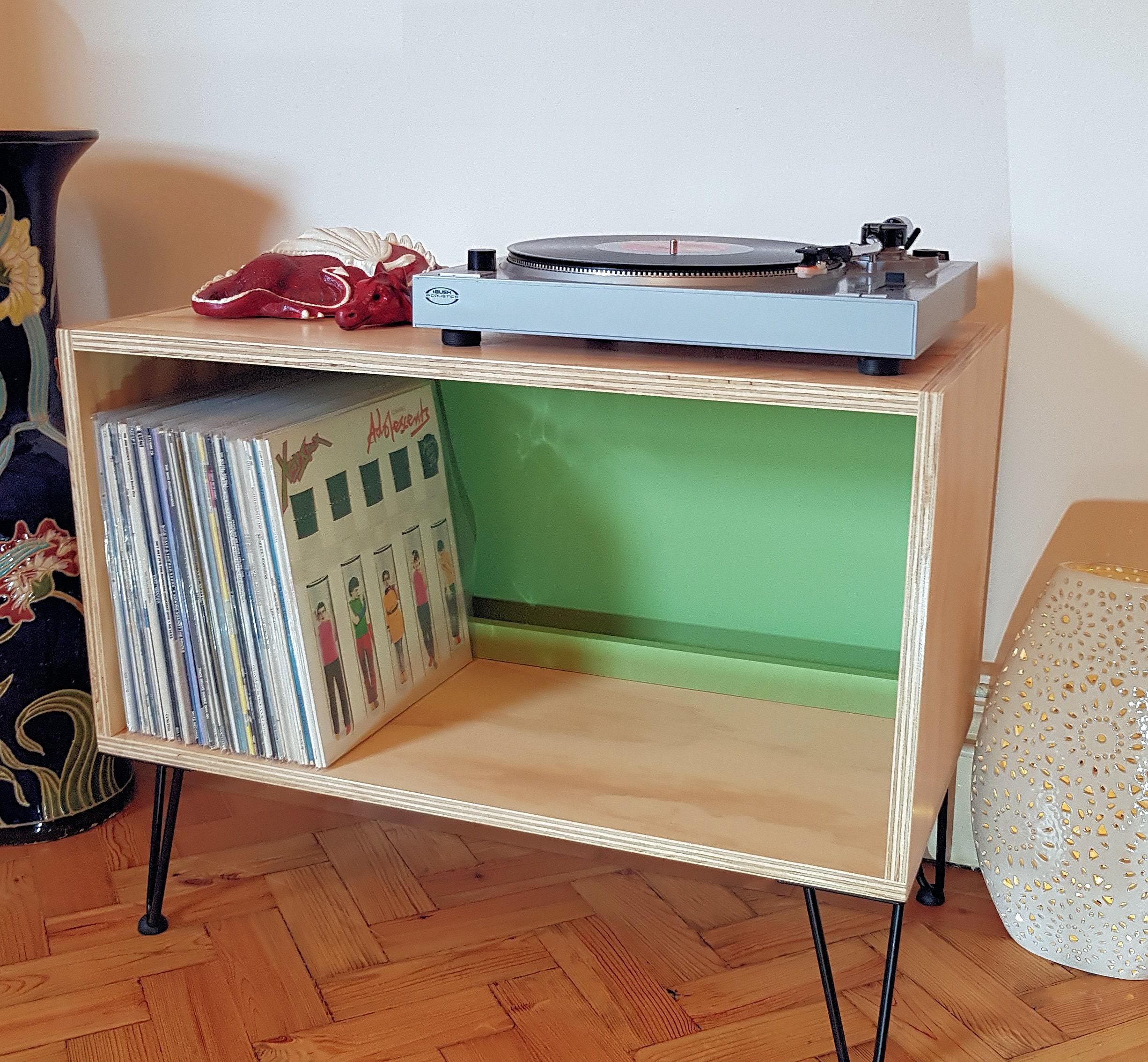 LP Record Storage in Scandinavian style.