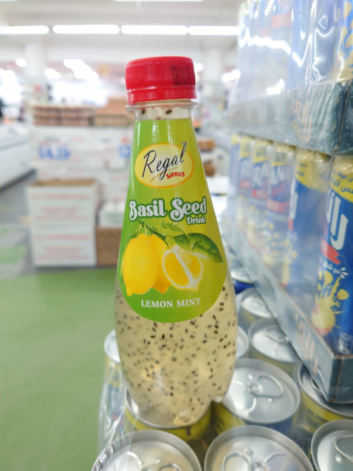 Regal Basil Seed Drink with Lemon Mint 320ml 2 for 1.50