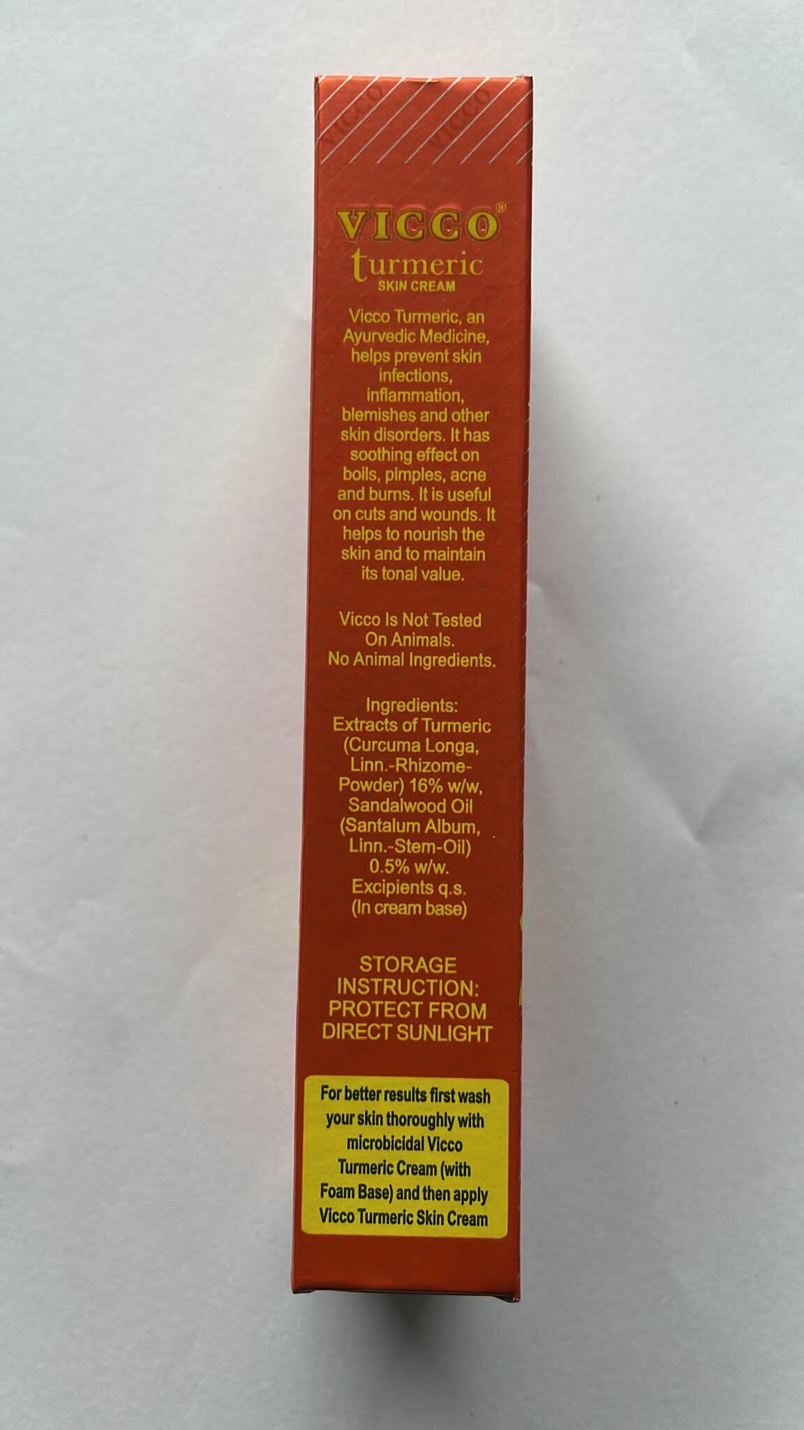 Vicco Turmeric Skin Cream with Sandalwood Oil 30g