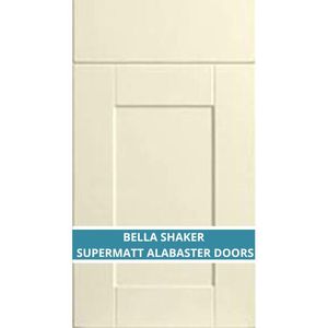 BELLA SHAKER SUPERMATT ALABASTER DOOR AND DRAWER FRONTS