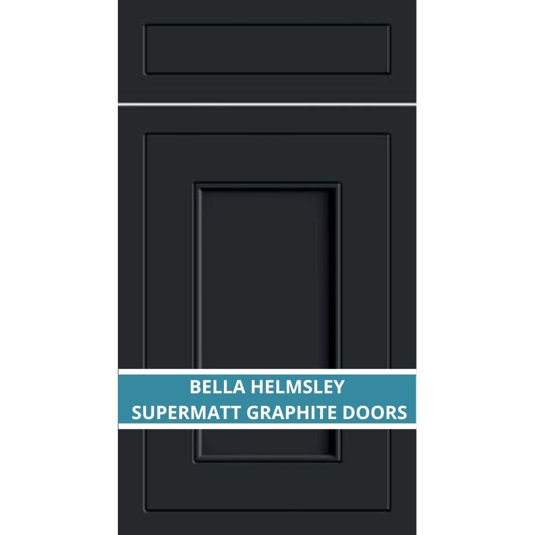 BELLA HELMSLEY SUPERMATT GRAPHITE DOOR AND DRAWER FRONTS
