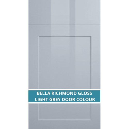BELLA RICHMOND GLOSS LIGHT GREY DOOR COLOUR