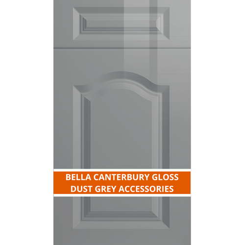 BELLA CANTERBURY GLOSS DUST GREY CUPBOARD ACCESSOIRES