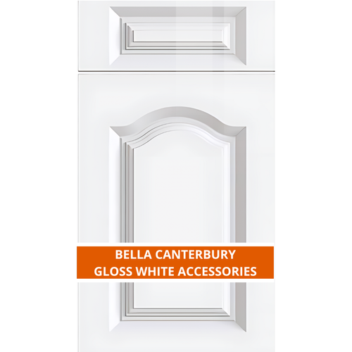 BELLA CANTERBURY GLOSS WHITE CUPBOARD ACCESSOIRES