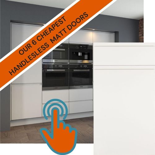 JAYLINE SUPERMATT HANDLESLESS CUPBOARD DOOR RANGE
