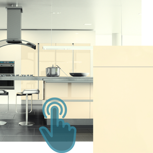 ZURFIZ ULTRA GLOSS CREAM KITCHEN