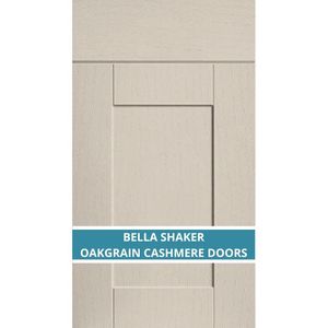 BELLA SHAKER OAKGRAIN CASHMERE DOOR AND DRAWER FRONTS