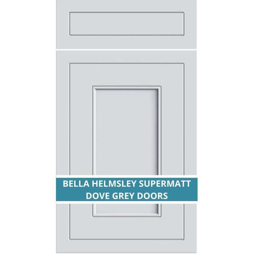 BELLA HELMSLEY SUPERMATT DOVE GREY DOOR AND DRAWER