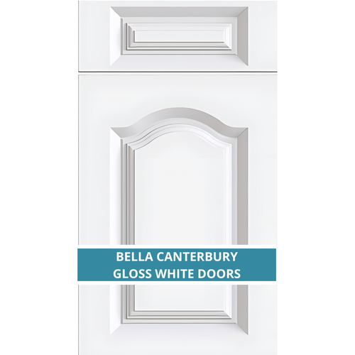 BELLA CANTERBURY GLOSS WHITE DOOR AND DRAWER
