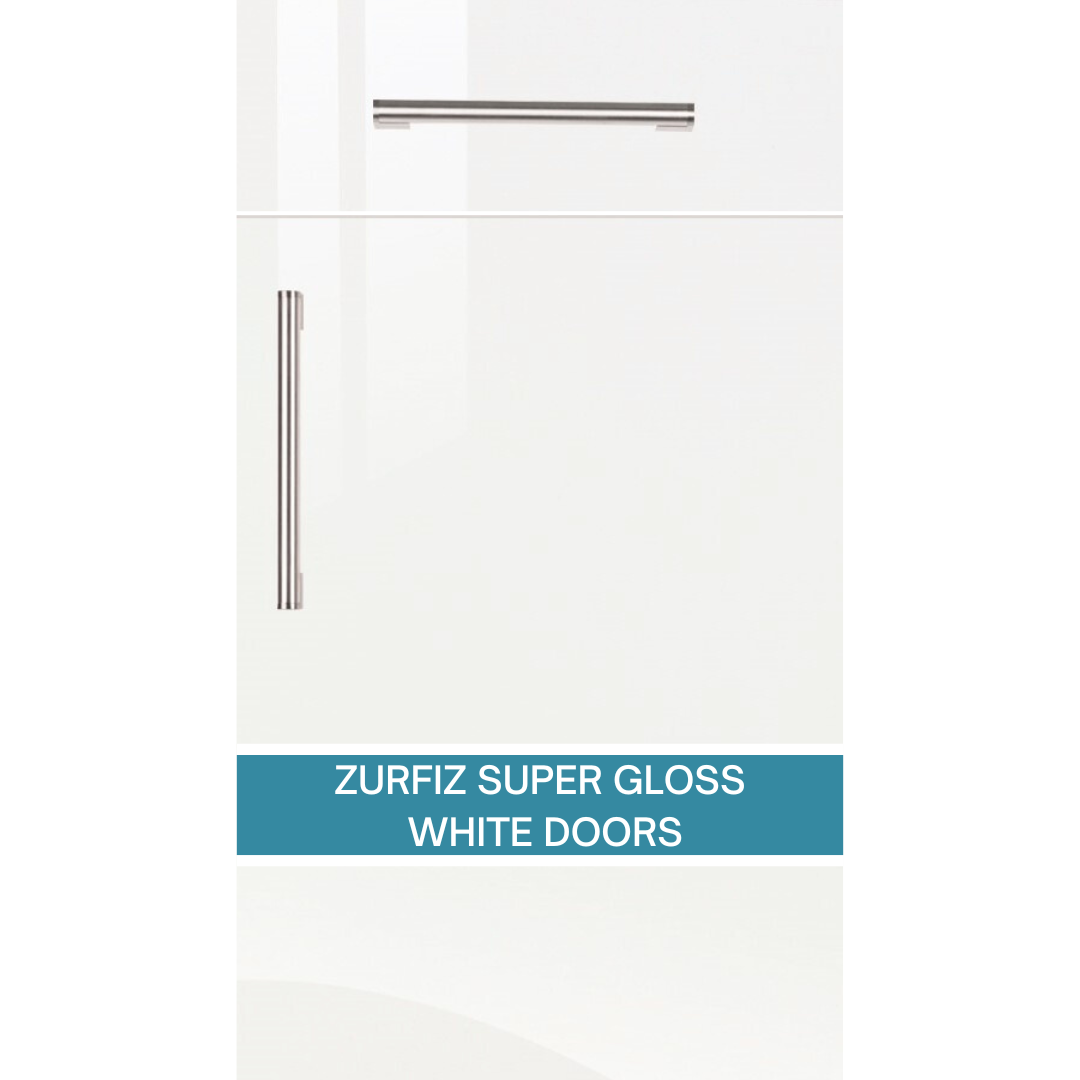 ZURFIZ SUPER GLOSS WHITE REPLACEMENT KITCHEN