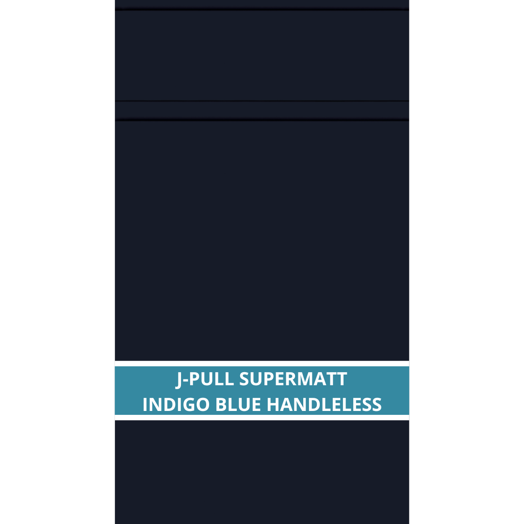 J-PULL SUPERMATT INDIGO BLUE CUPBOARD DOOR AND DRAWER FRONT