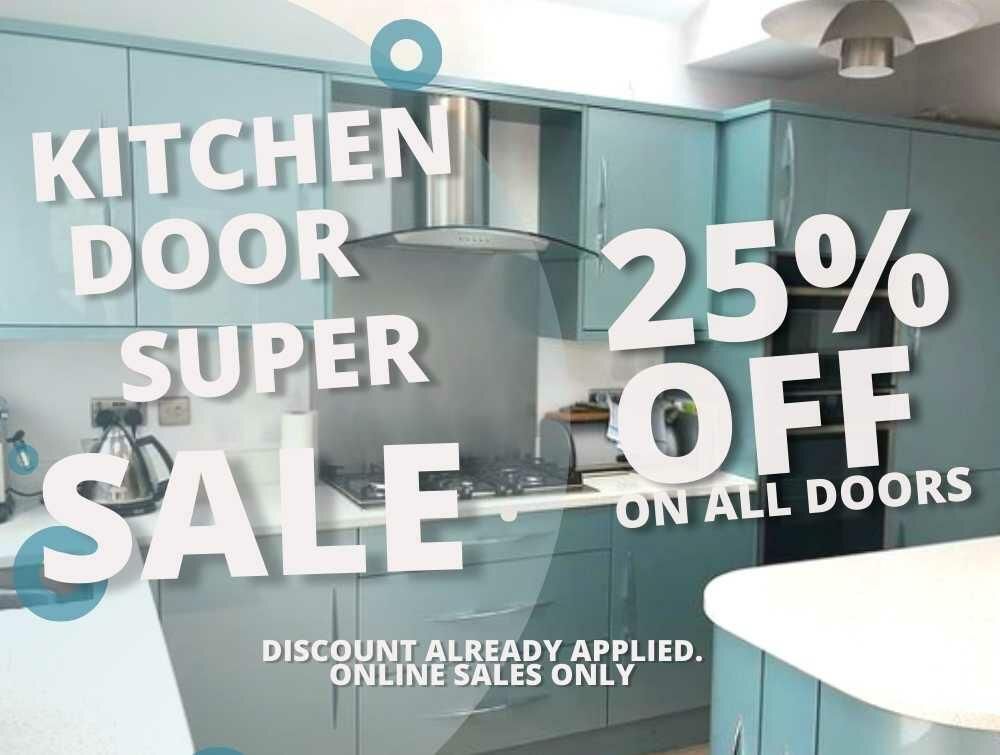 25% OFF ON ALL REPLACEMENT KITCHEN DOORS