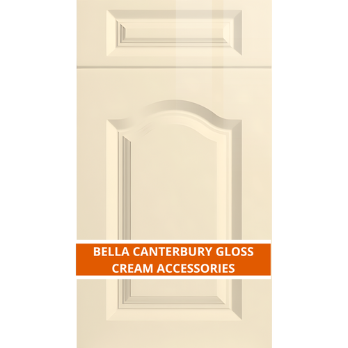 BELLA CANTERBURY GLOSS CREAM CUPBOARD ACCESSOIRES