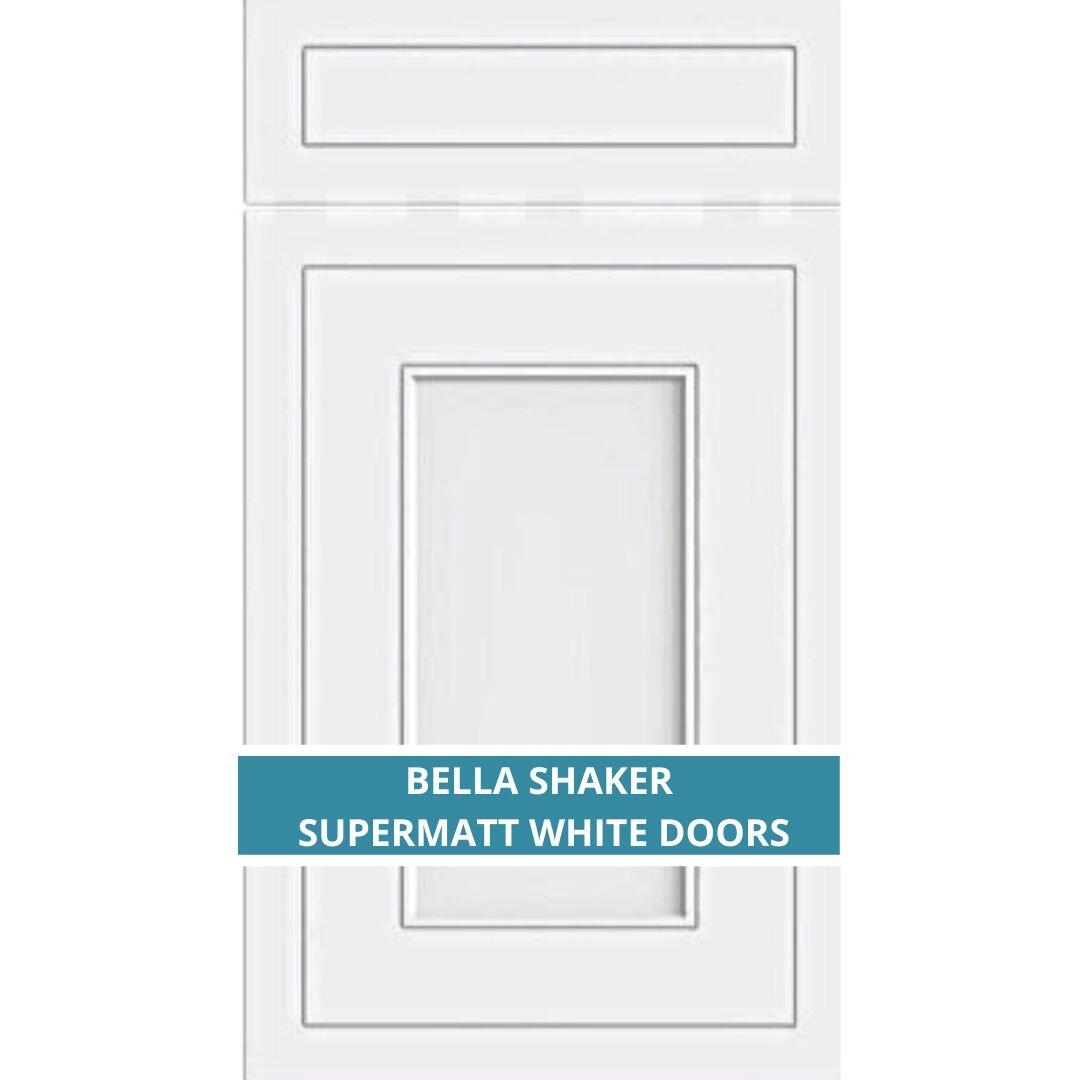 BELLA HELMSLEY SUPERMATT WHITE DOOR AND DRAWER FRONTS