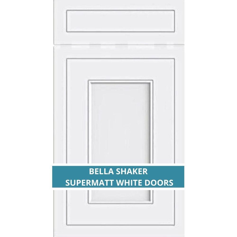 Bella Helmsley Supermatt White Replacment Cupboard Doors