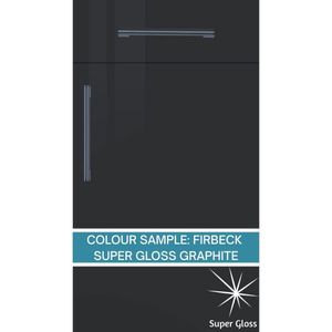 FIRBECK SUPER GLOSS GRAPHITE DOOR