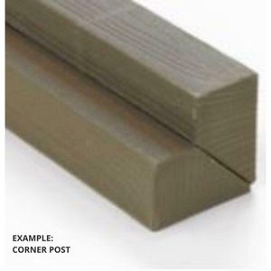 EXAMPLE OF 30 X 30 AND 40 X 40 CORNER POST