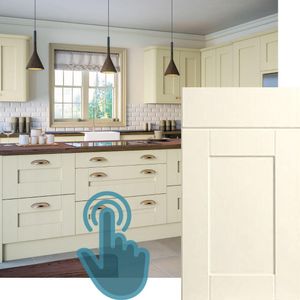 BELLA SHAKER IVORY DOOR AND DRAWER FRONTS