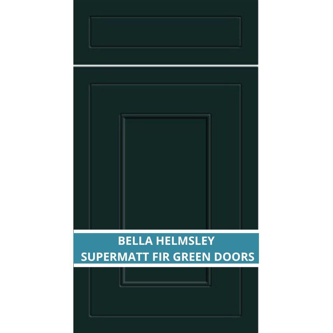 BELLA HELMSLEY SUPERMATT FIR GREEN DOOR AND DRAWER FRONTS