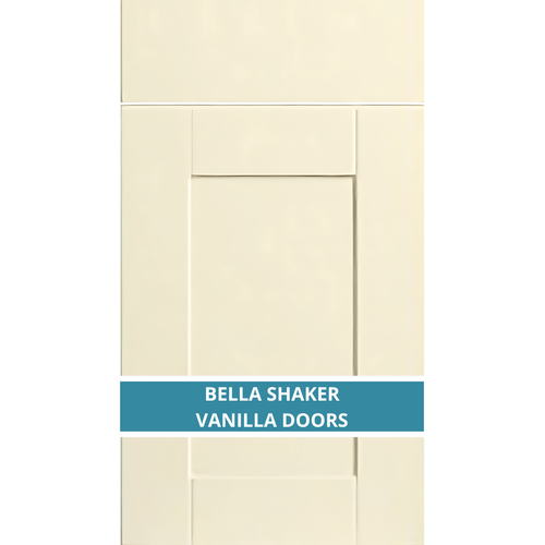 BELLA SHAKER VANILLA DOOR AND DRAWER FRONTS