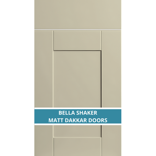 BELLA SHAKER MATT DAKKAR KITCHEN DOOR AND DRAWER FRONTS