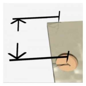 WHERE TO MEASURE HINGE HOLE POSITIONS